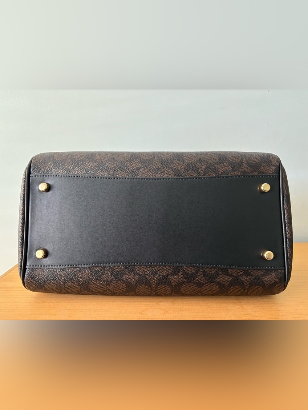 Coach Large Rowan Walnut Signature Canvas - OG STYLE - Picture 6 of 10